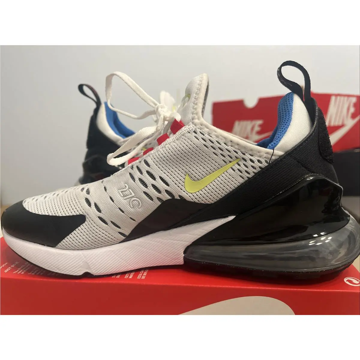 Nike shoes - Nike Air Max 270 GS - DQ1107-100 - White Lemon Twist Black 0