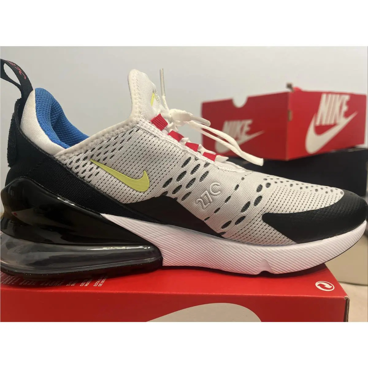 Nike shoes - Nike Air Max 270 GS - DQ1107-100 - White Lemon Twist Black 1