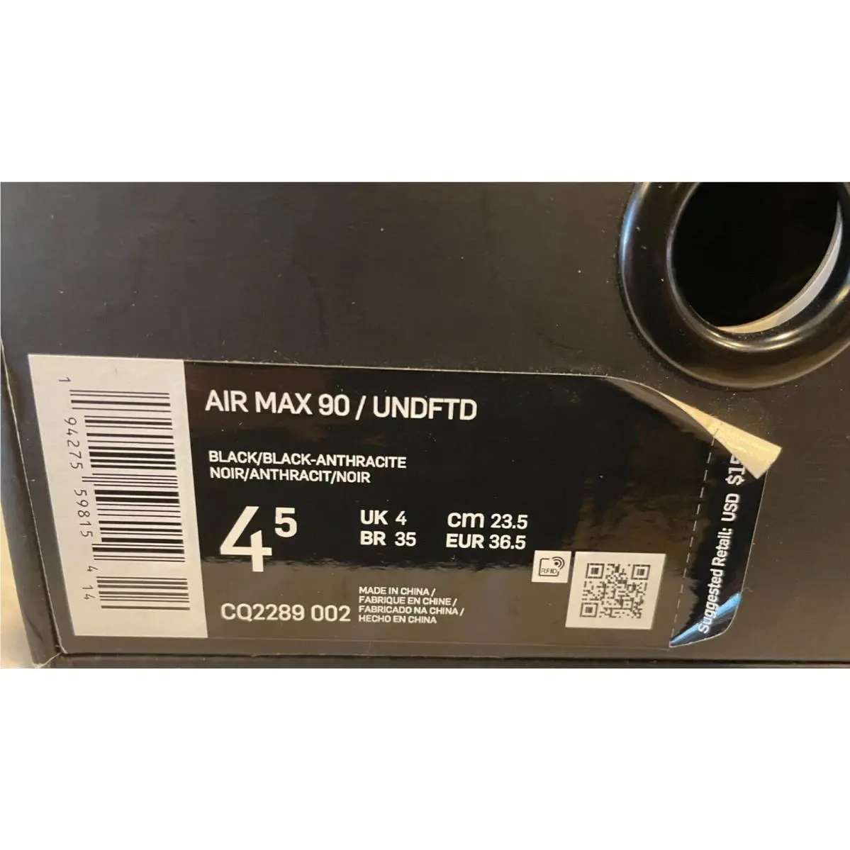 Nike shoes - Nike Air Max 90 - Air Max - CQ2289-002 - Black (UPC: 194275598161) 6
