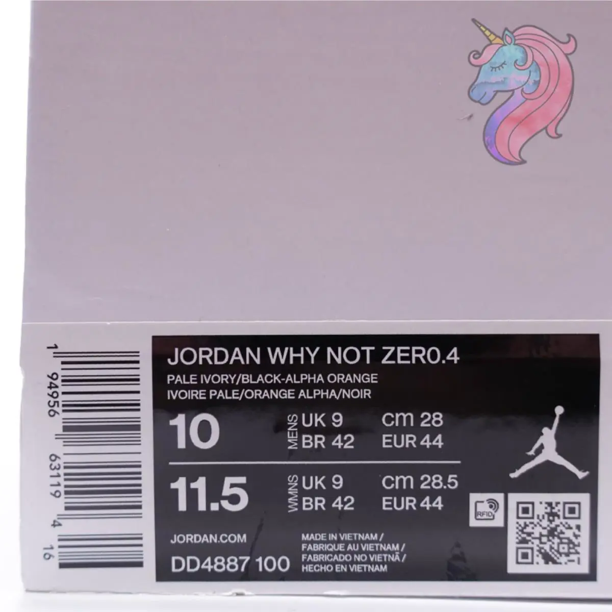 Nike shoes - Jordan `Why Not?` ZER0.4 - DD4887-100 - Multicolor 9