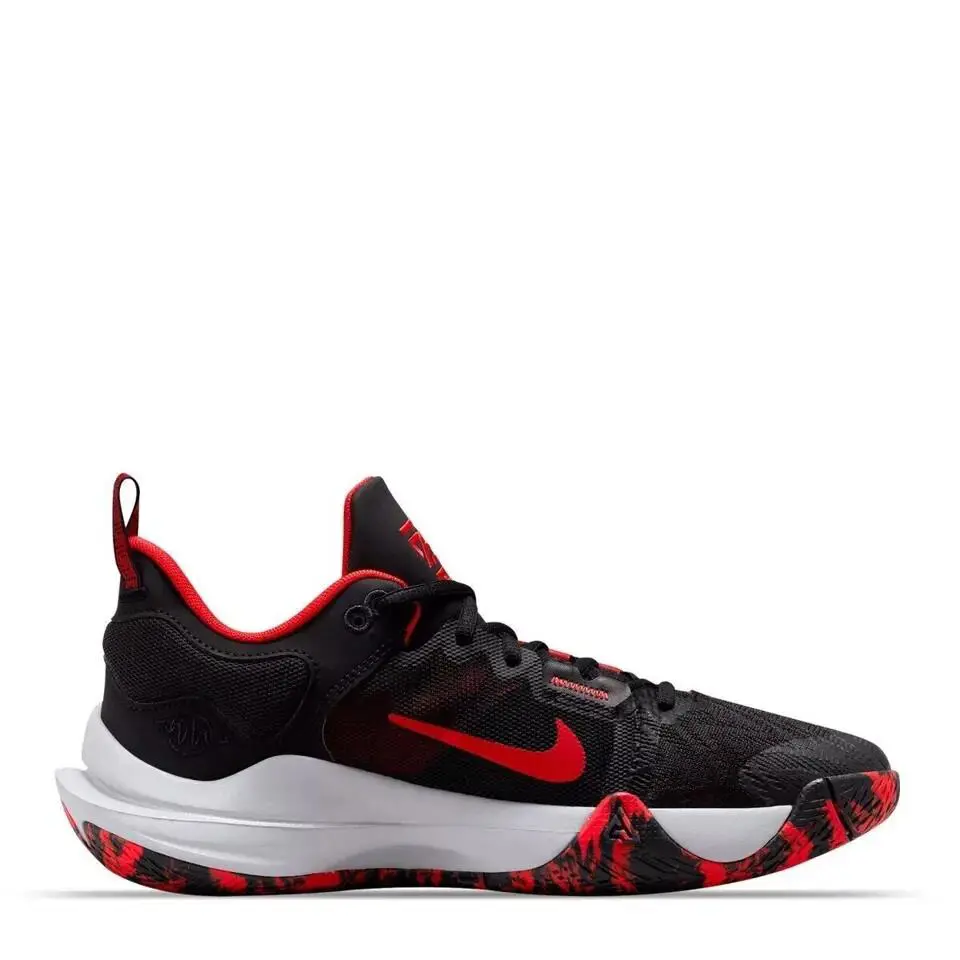 Nike shoes - Black/Wolf Grey/University Red 1