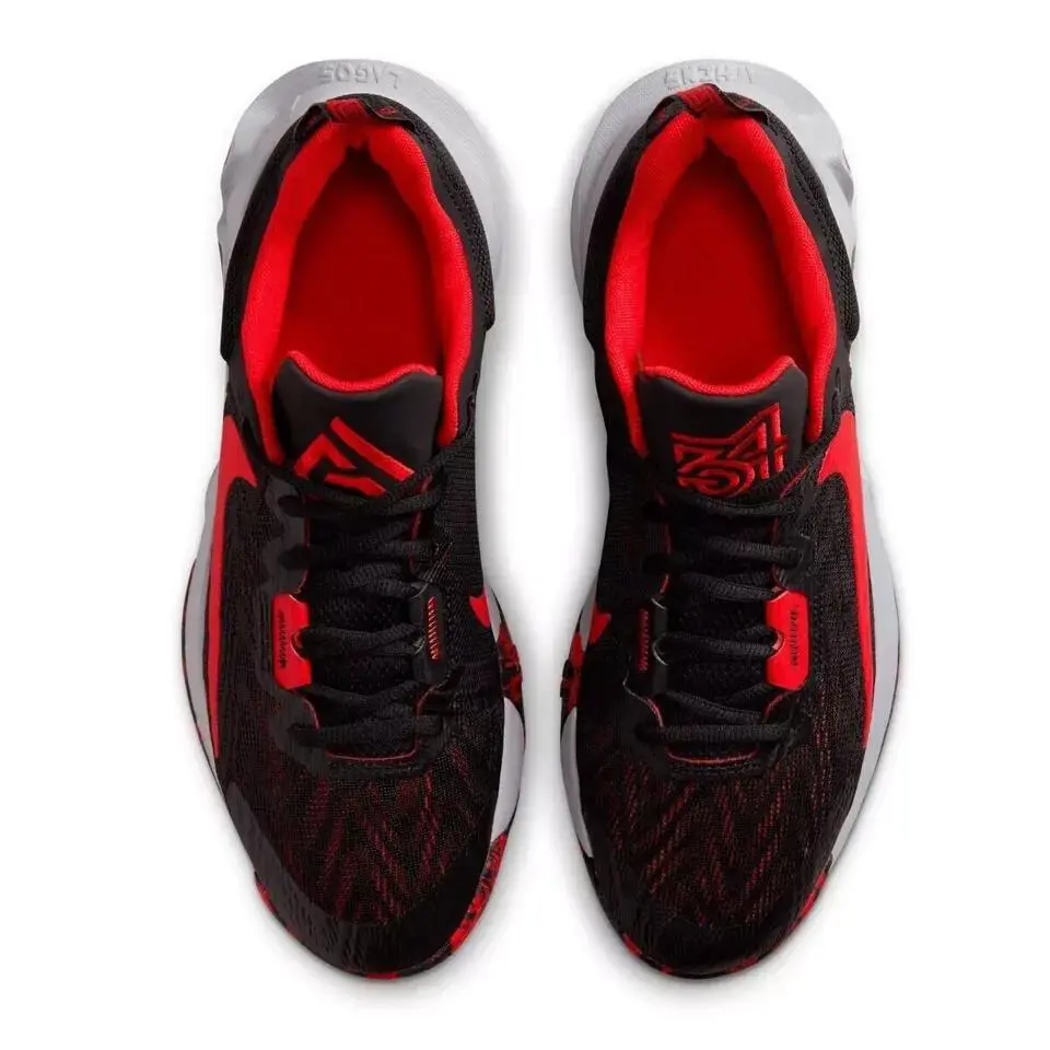 Nike shoes - Black/Wolf Grey/University Red 2