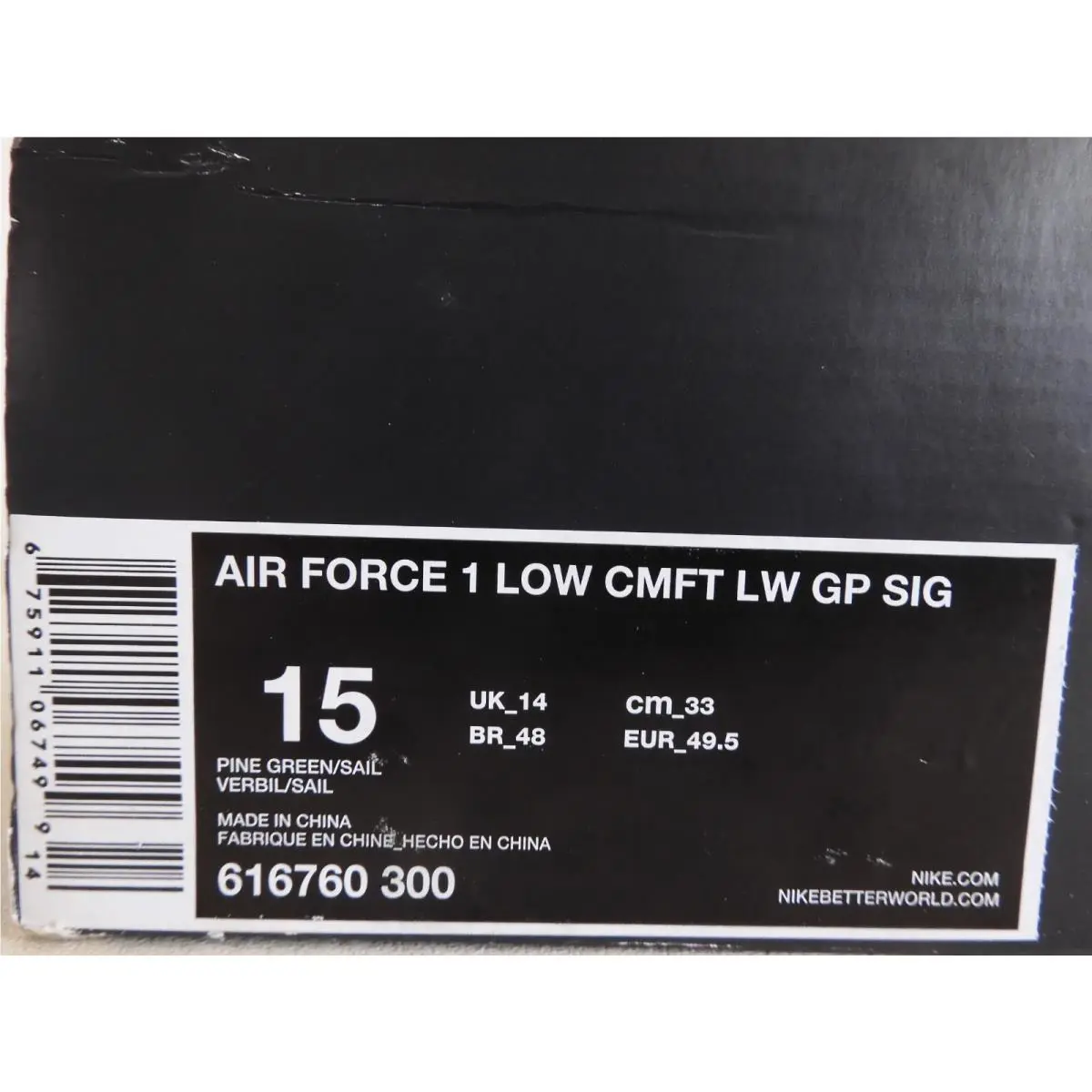 Nike shoes - Nike Air Force 1 Low - 616760-300 - Green (UPC: 675911067499) 3