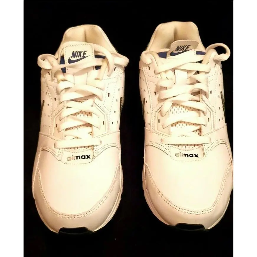 Nike shoes - Nike Air Max Preview 90 - 366017-101 - White With University Blue & Metallic Silver, Manufacturer: White w/ University Blue & Metallic SIlver (UPC: 00884776909398) 0