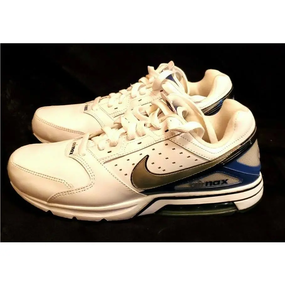 Nike shoes - Nike Air Max Preview 90 - 366017-101 - White With University Blue & Metallic Silver, Manufacturer: White w/ University Blue & Metallic SIlver (UPC: 00884776909398) 2