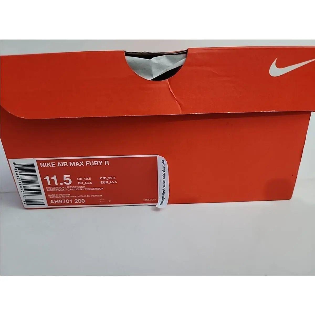 Nike shoes - Nike Air Max Fury - Air Max Fury - ah9701-200 - Ridgerock 9