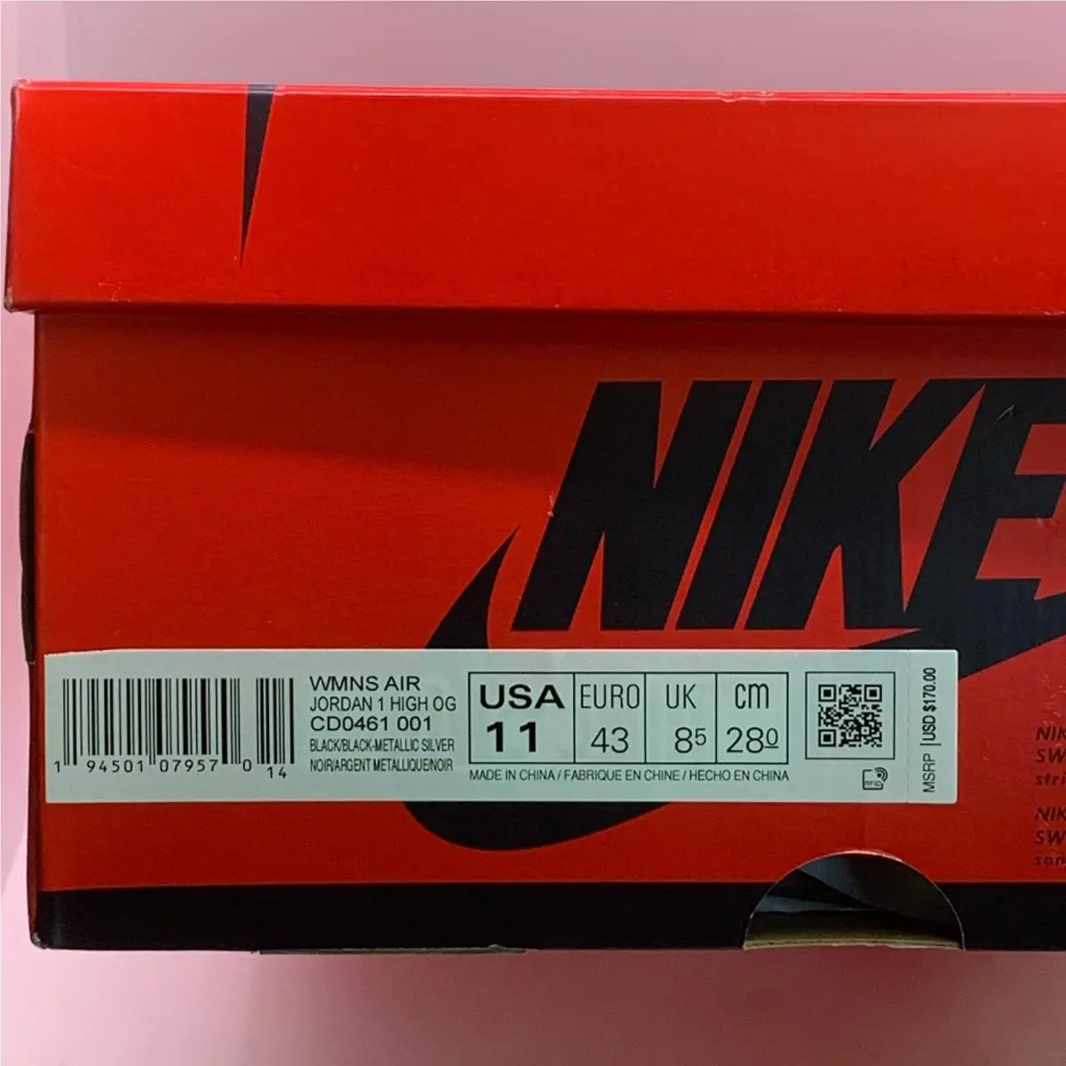 Nike shoes - Air Jordan 1 - Air - CD0461-001 - Multicolor 14
