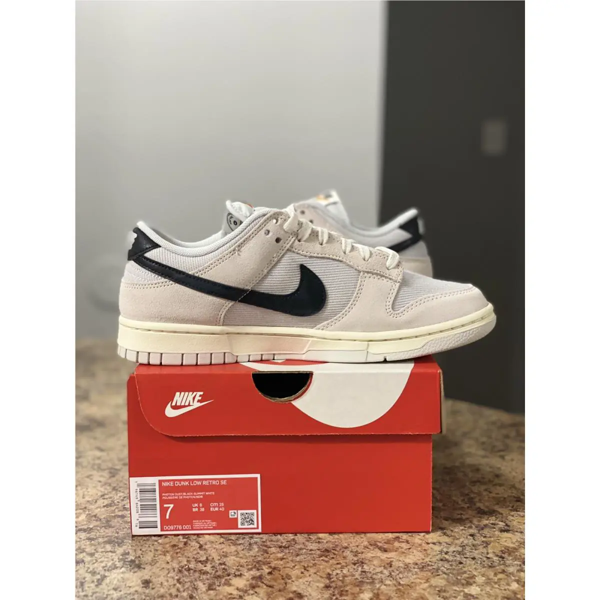 Nike shoes Dunk Low - PHOTON DUST/BLACK-SUMMIT WHITE 0