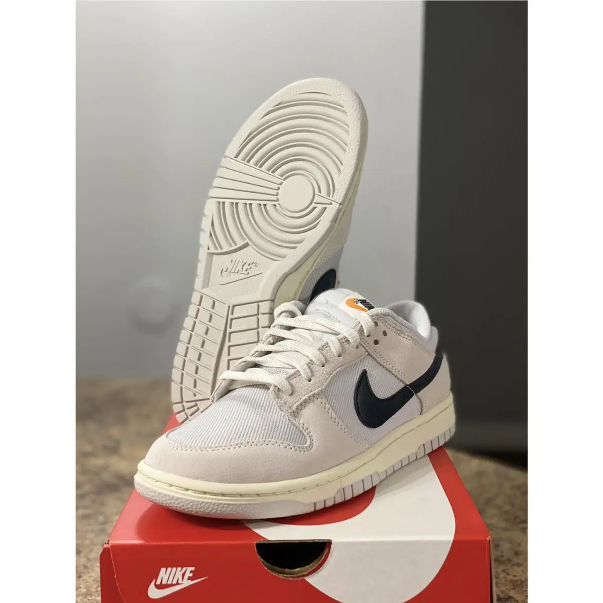 Nike shoes Dunk Low - PHOTON DUST/BLACK-SUMMIT WHITE 1