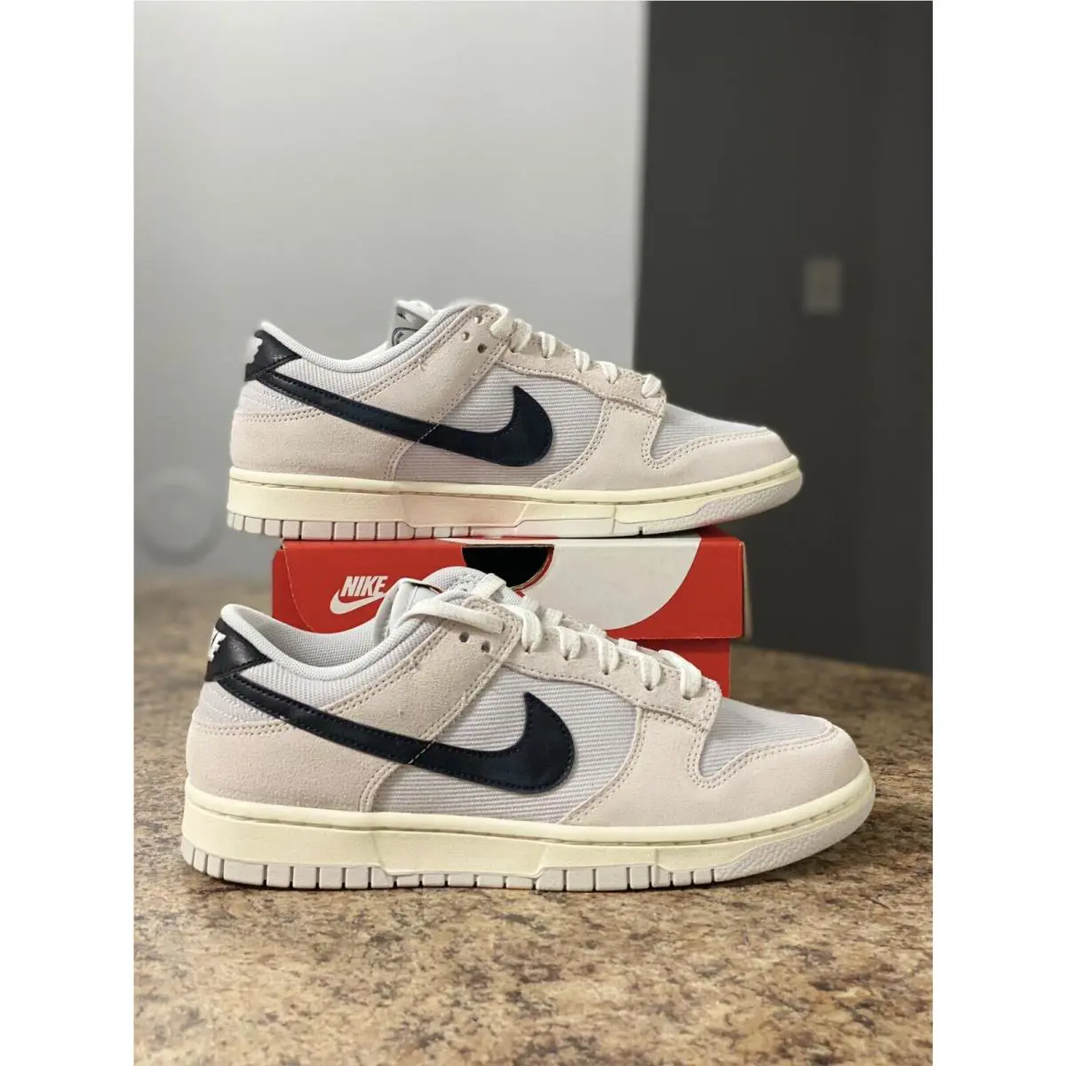 Nike shoes Dunk Low - PHOTON DUST/BLACK-SUMMIT WHITE 3