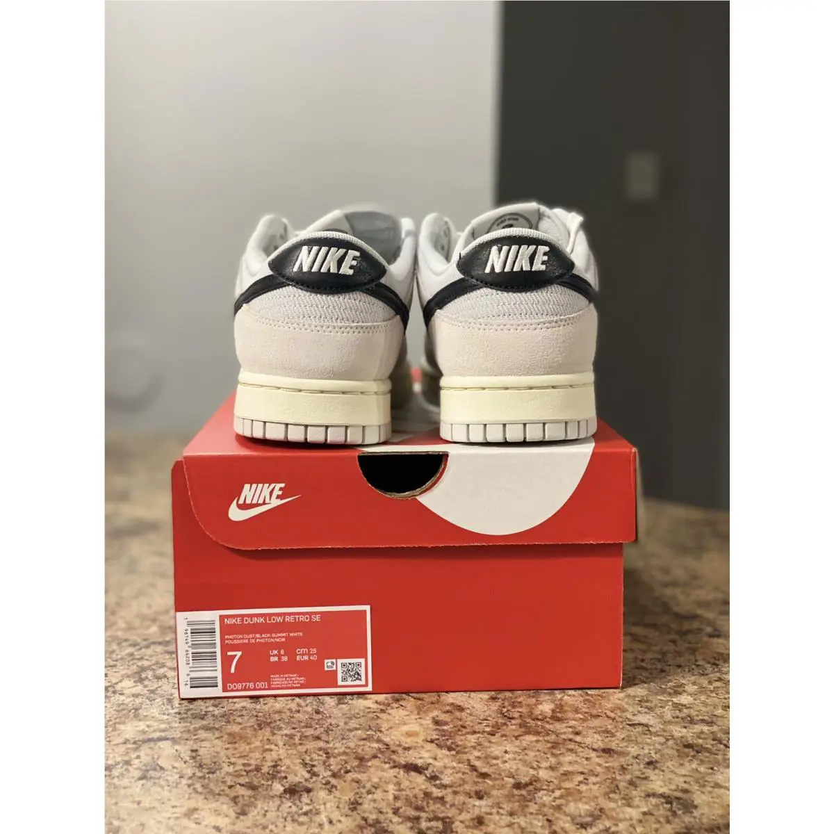 Nike shoes Dunk Low - PHOTON DUST/BLACK-SUMMIT WHITE 5