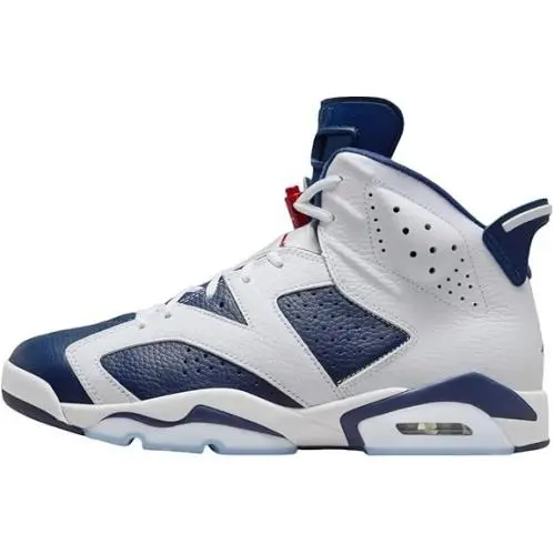 Nike Unisex Air Jordan 6 Retro White/varsity Red/midnight Navy CT8529-164 Sz 8