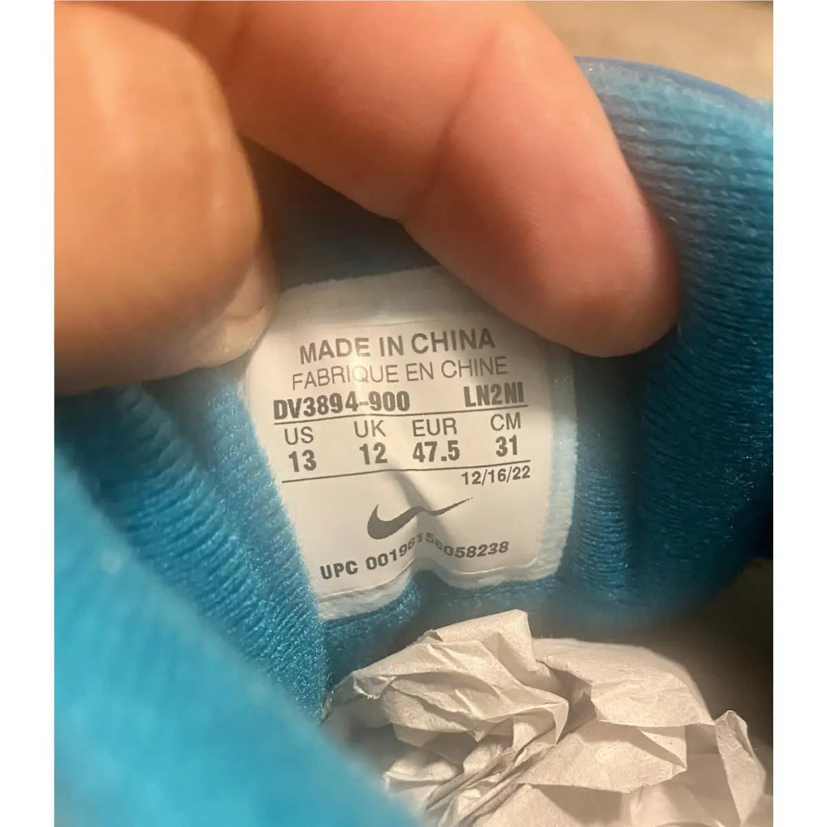 Nike shoes - Nike ID Air Max 90 - DV3894-900 - Laser Blue-Grey-White (UPC: 196156058238) 10