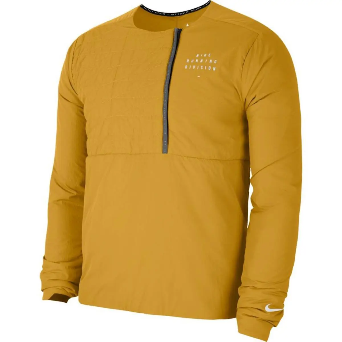 Nike clothing - Nike Sphere Run Division Running Jacket - CU7872 338 - Ochre & Black 1