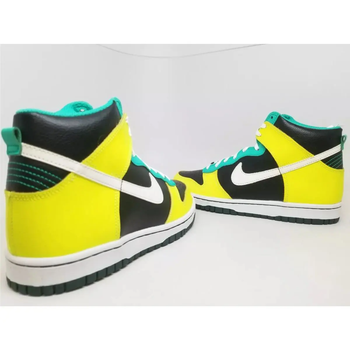 Nike shoes - Nike Dunk High GS - Dunk High - Black/White-Dark Atomic Teal-Atomic Teal 4