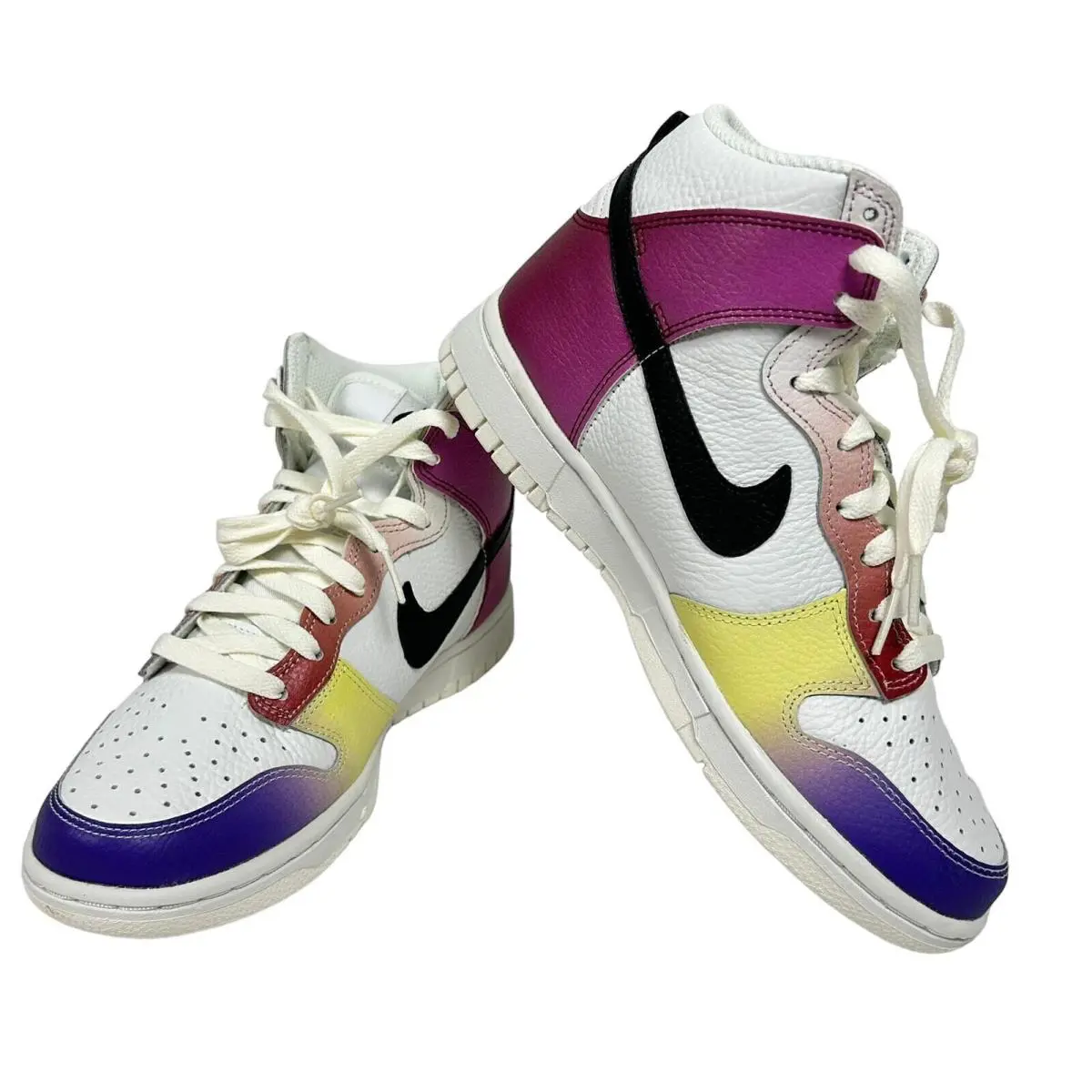 Nike Women`s Dunk High Multi-color Summit White FD0802-100 Size 7 - White