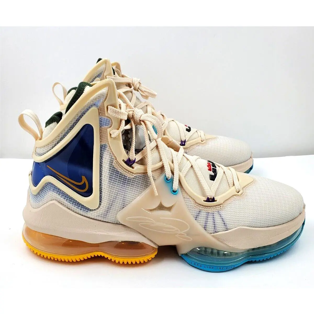 Nike shoes - Nike LeBron 19 - LeBron - DC9339-200 - White, Manufacturer: Pearl White etc 3