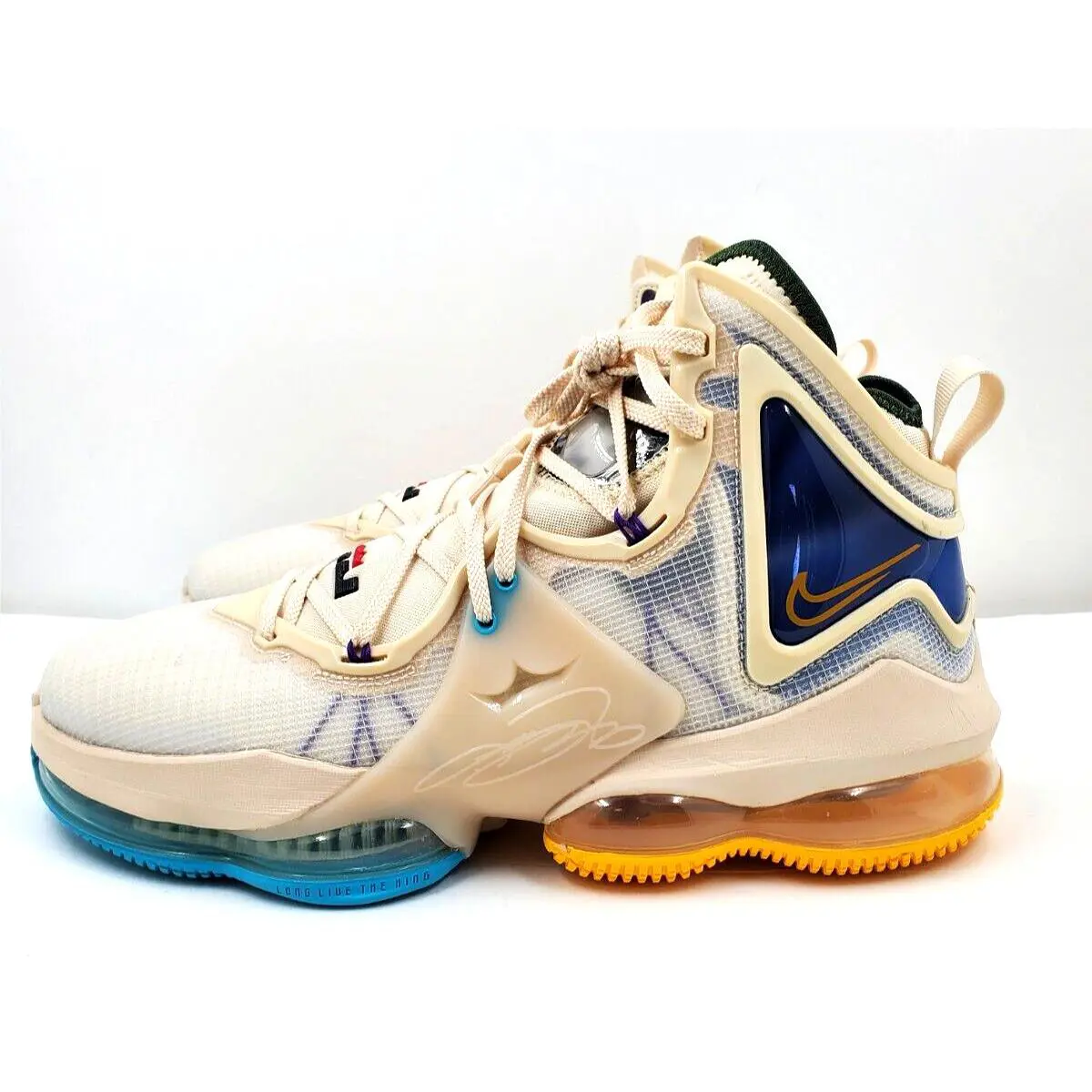 Nike shoes - Nike LeBron 19 - LeBron - DC9339-200 - White, Manufacturer: Pearl White etc 5