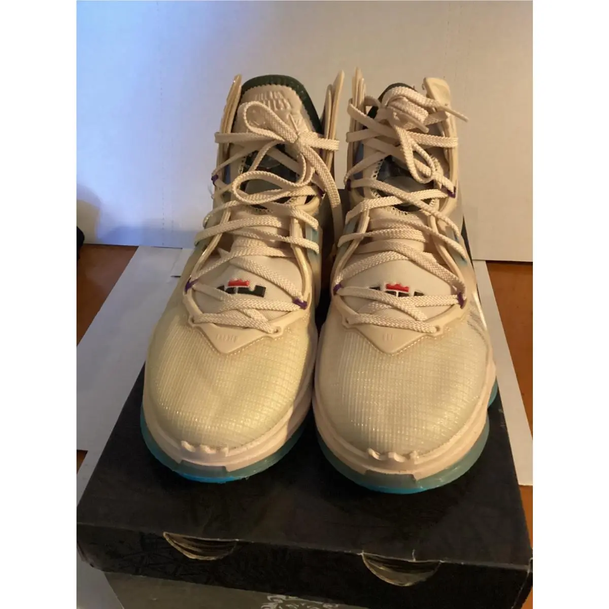Nike shoes - Nike LeBron 19 - LeBron - DC9339-200 - White, Manufacturer: Pearl White etc 1