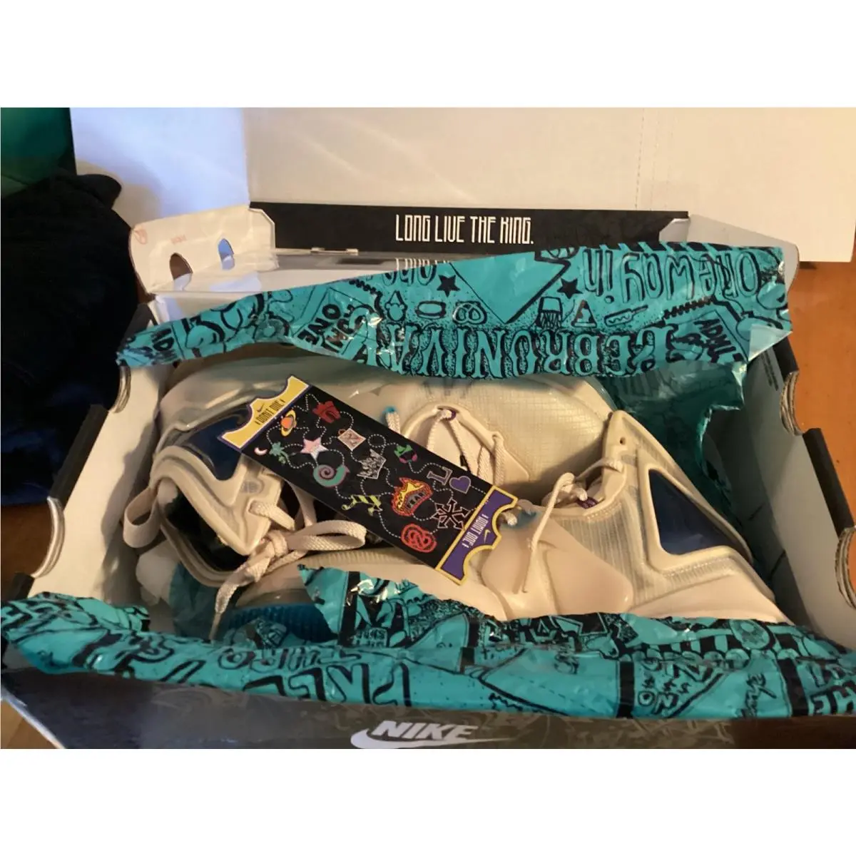 Nike shoes - Nike LeBron 19 - LeBron - DC9339-200 - White, Manufacturer: Pearl White etc 3