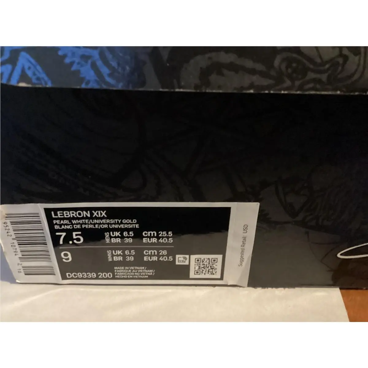 Nike shoes - Nike LeBron 19 - LeBron - DC9339-200 - White, Manufacturer: Pearl White etc 4