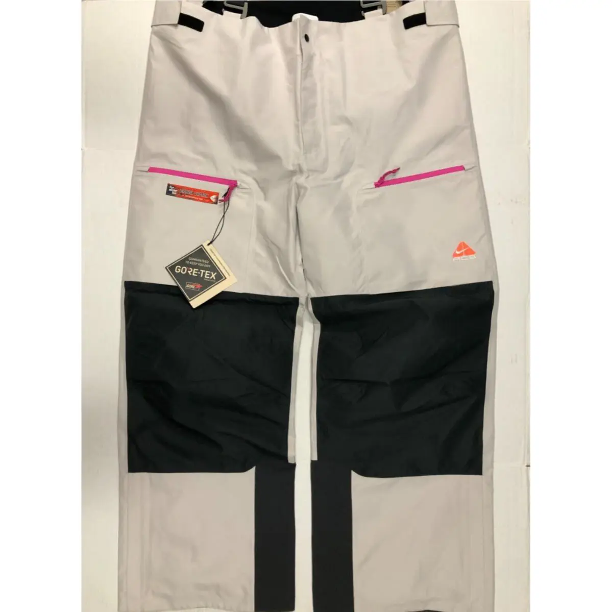 Nike Acg Gtx Chena Vortex Storm-fit Adv Bibs Light Orewood FV8889-104 Size XS