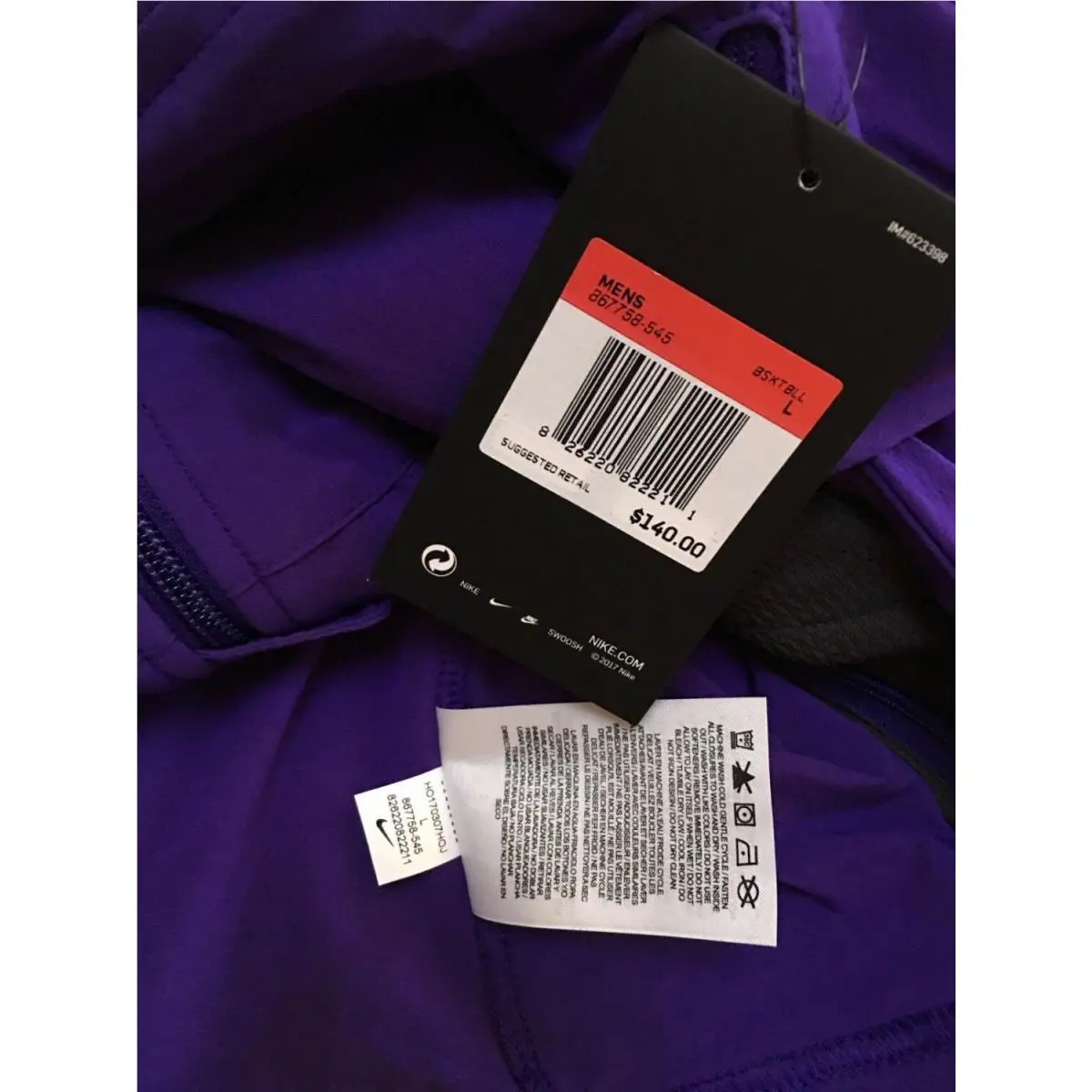Nike clothing - Purple (UPC: 826220822211) 8
