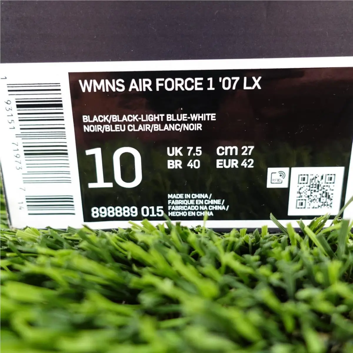 Nike shoes - Nike Air Force 1 `07 - 898889-015 - Black 9