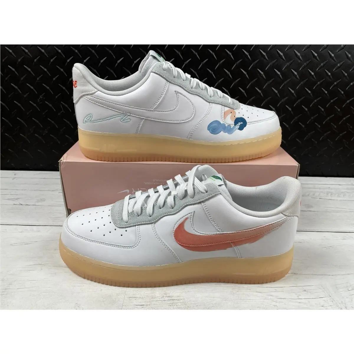 Nike Air Force 1 ‘mayumi Yamase Nike Flyleather’ DB3598-100Men’s 13 No Box Top