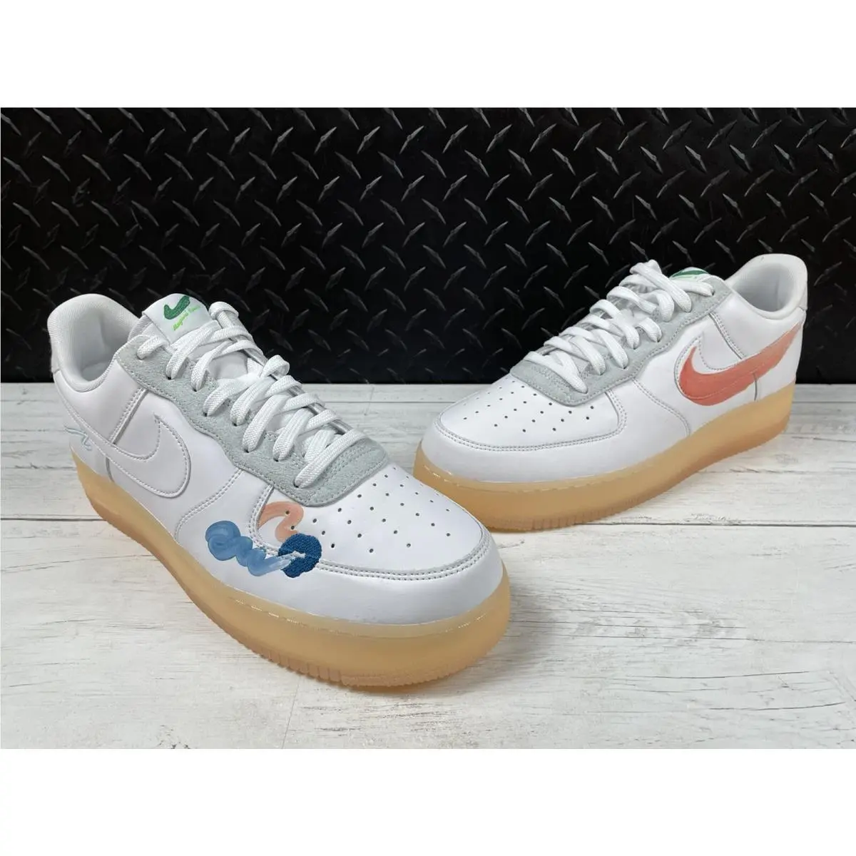 Nike shoes - MAYUMI YAMASE NIKE FLYLEATHER AIR FORCE 1 - DB3598-100 - WHITE (UPC: 0195239980756) 0