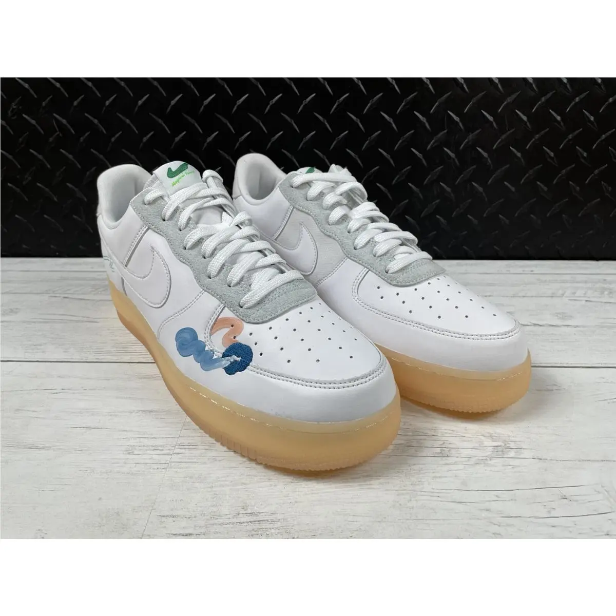 Nike shoes - MAYUMI YAMASE NIKE FLYLEATHER AIR FORCE 1 - DB3598-100 - WHITE (UPC: 0195239980756) 1
