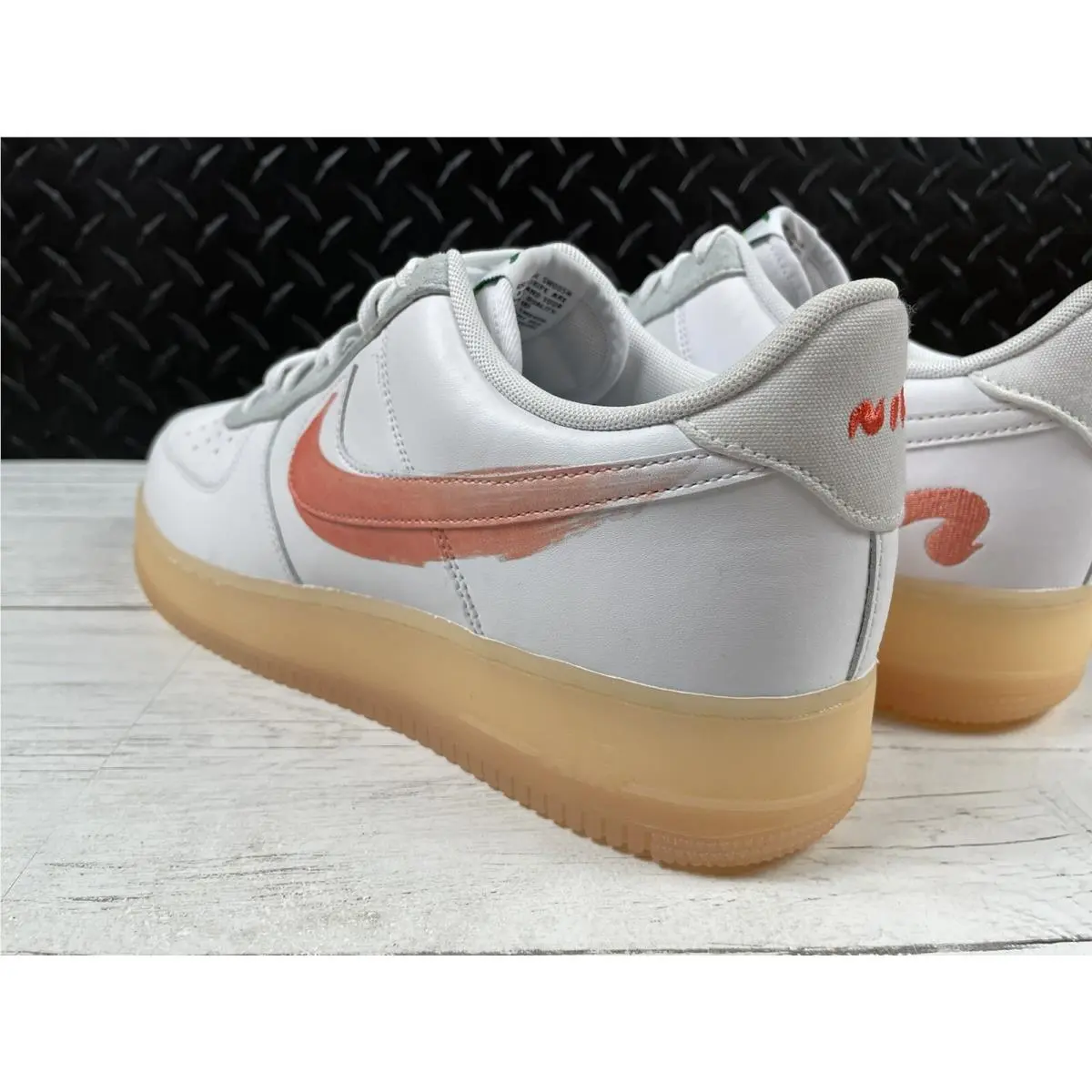 Nike shoes - MAYUMI YAMASE NIKE FLYLEATHER AIR FORCE 1 - DB3598-100 - WHITE (UPC: 0195239980756) 6