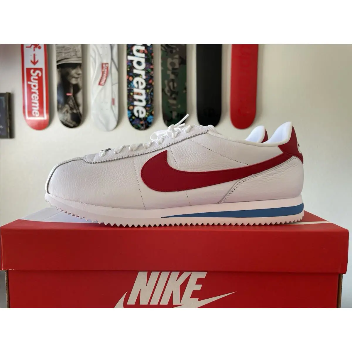 Nike shoes - Nike Cortez - Cortez - FZ1347100 - White Red Blue (UPC: 00197593652720) 1