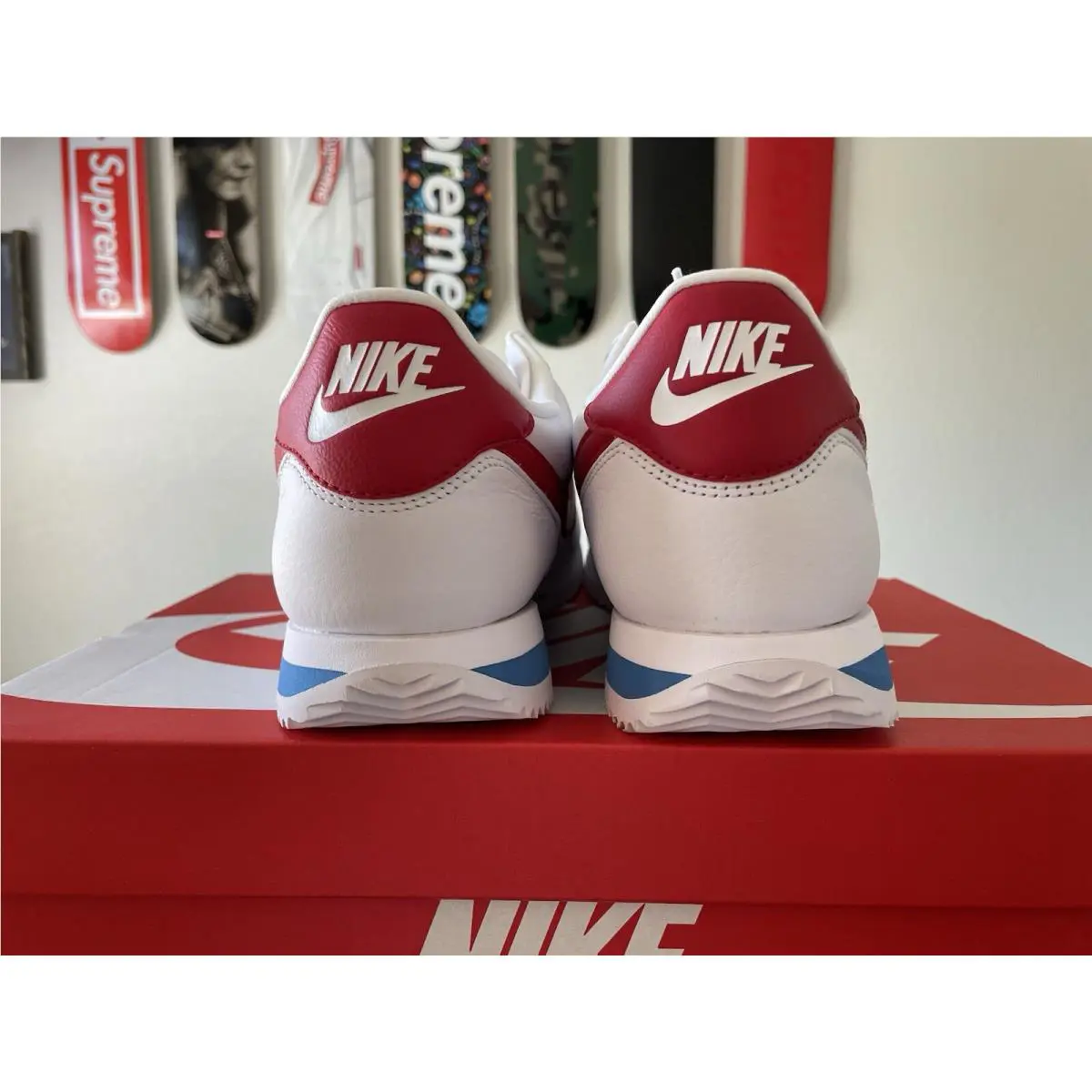 Nike shoes - Nike Cortez - Cortez - FZ1347100 - White Red Blue (UPC: 00197593652720) 5
