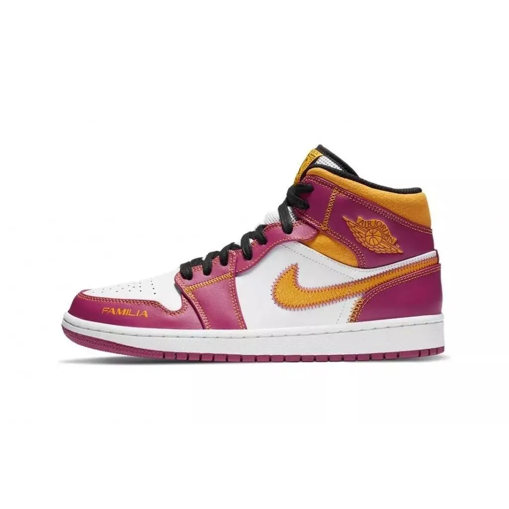 Nike shoes - Air Jordan 1 - Air - DC0350100 - Multicolor, Manufacturer: White, Yellow, Purple 0