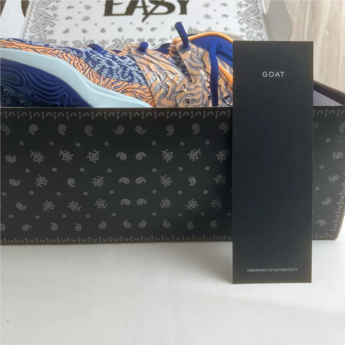 Nike shoes - Nike KD 15 - DM1054 400 - Blue, Manufacturer: Old Royal/Glacier Blue/Peach Cream/Vivid Purple/Hyper Pink 2