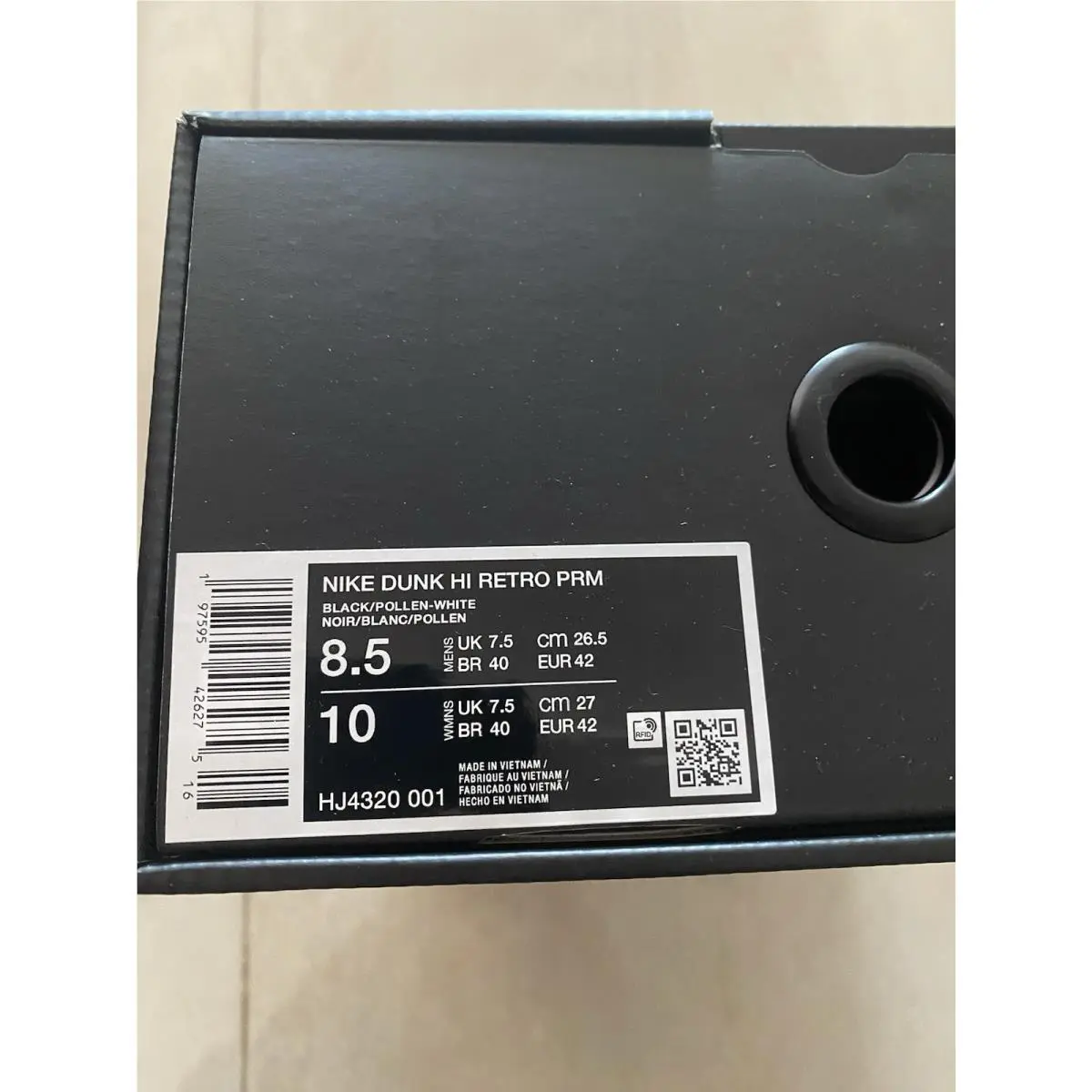 Nike shoes - Nike Dunk - Dunk - HJ4320-001 - Yellow, Manufacturer: Black/Pollen/White 0