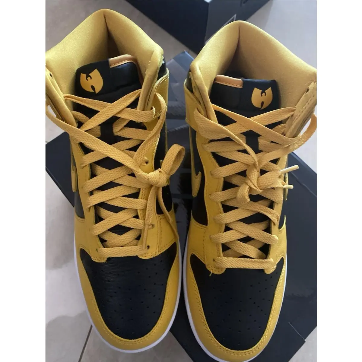 Nike shoes - Nike Dunk - Dunk - HJ4320-001 - Yellow, Manufacturer: Black/Pollen/White 1