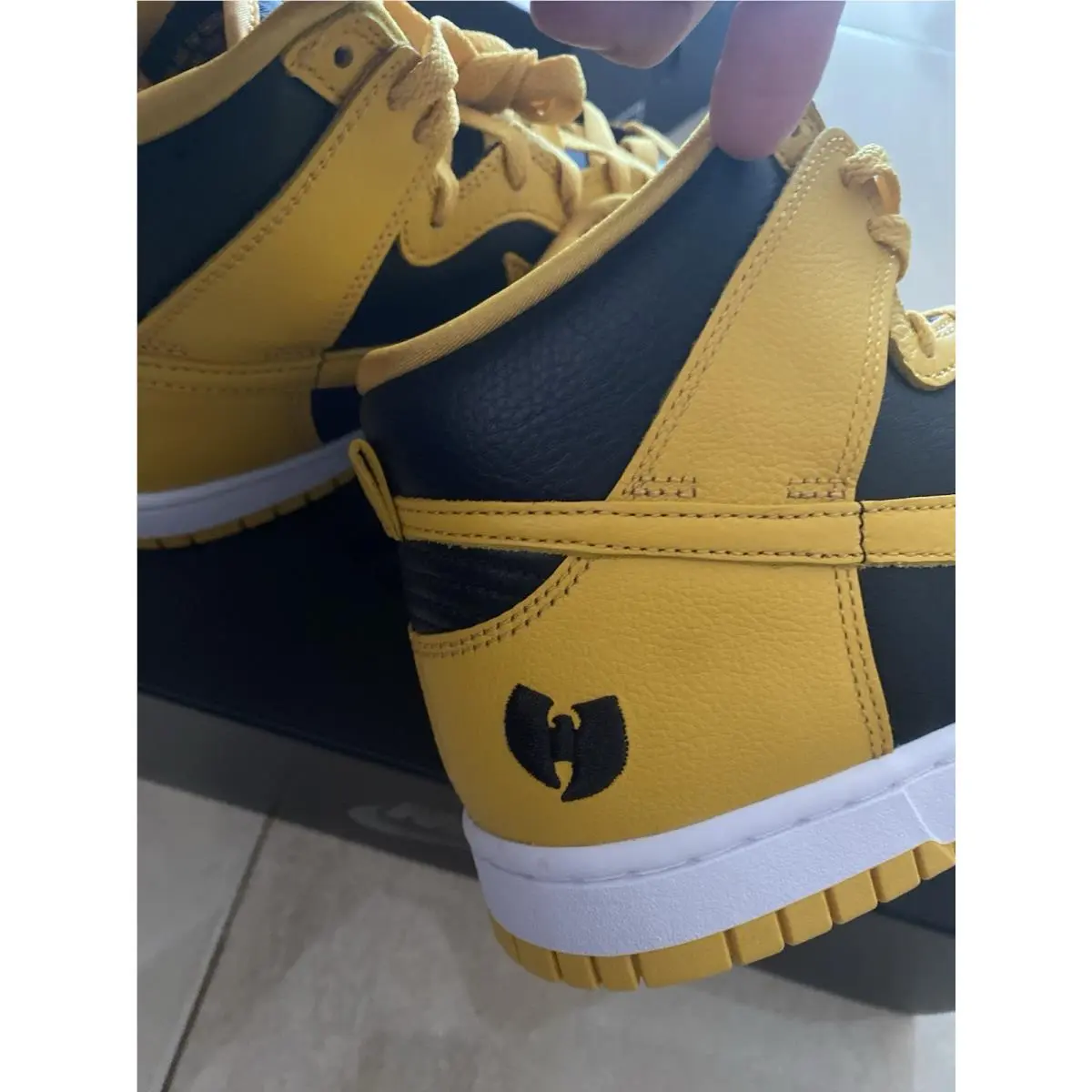 Nike shoes - Nike Dunk - Dunk - HJ4320-001 - Yellow, Manufacturer: Black/Pollen/White 2