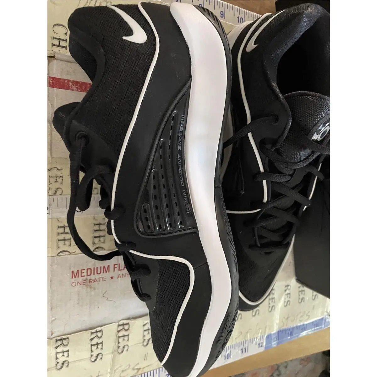 Nike shoes - Nike KD 16 - DZ2927-001 - Black, Manufacturer: Black/White 1