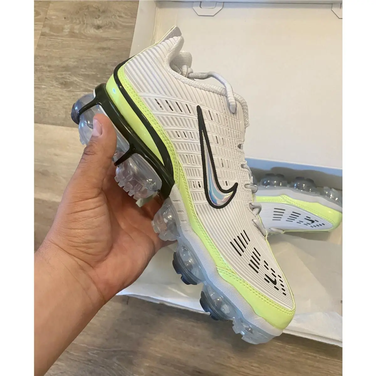 Nike shoes - Nike Air VaporMax 360 - Air VaporMax - CK2718-100 - Yellow (UPC: 0193654145040) 8