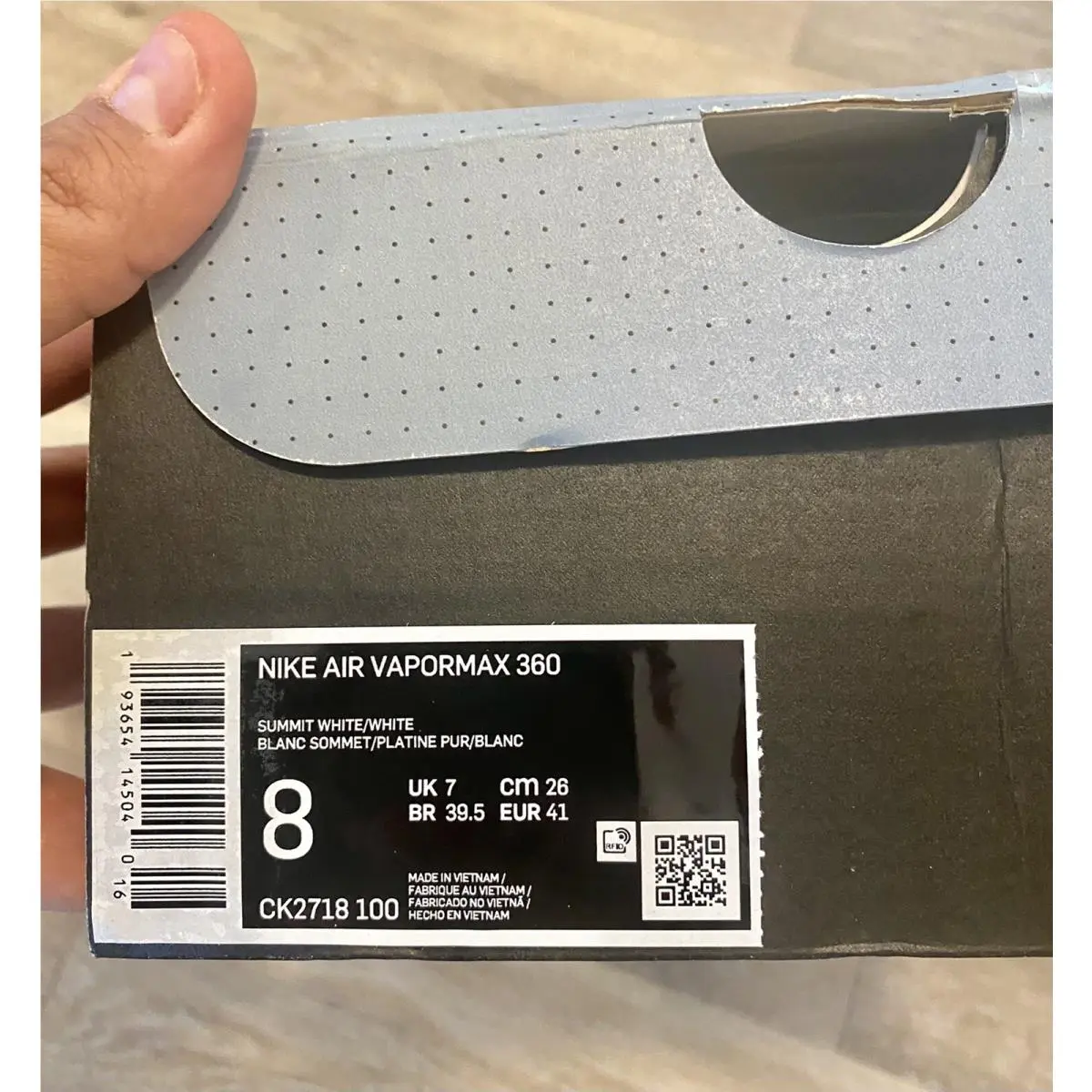 Nike shoes - Nike Air VaporMax 360 - Air VaporMax - CK2718-100 - Yellow (UPC: 0193654145040) 10