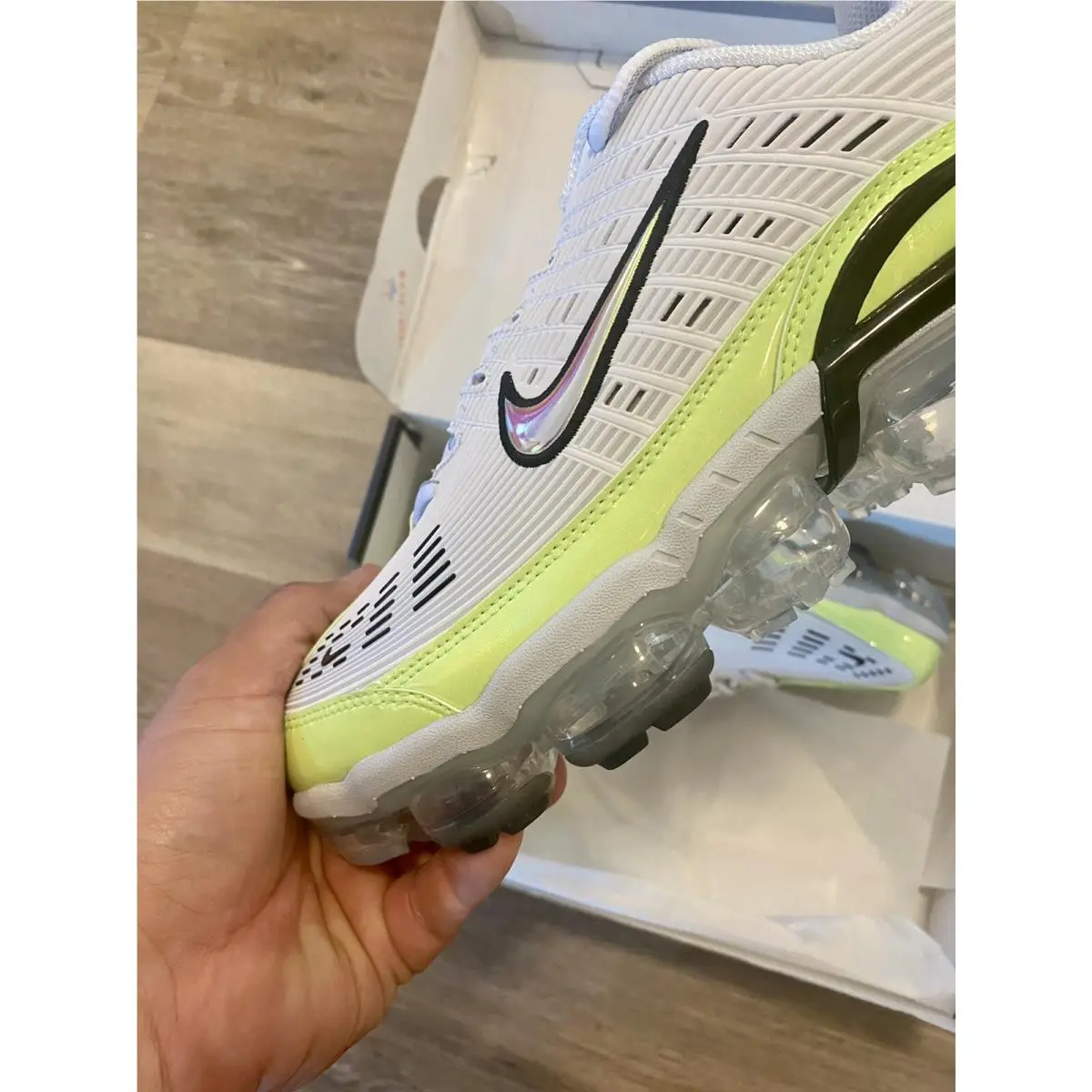 Nike shoes - Nike Air VaporMax 360 - Air VaporMax - CK2718-100 - Yellow (UPC: 0193654145040) 2