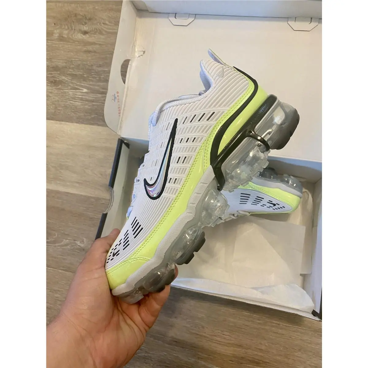 Nike shoes - Nike Air VaporMax 360 - Air VaporMax - CK2718-100 - Yellow (UPC: 0193654145040) 3