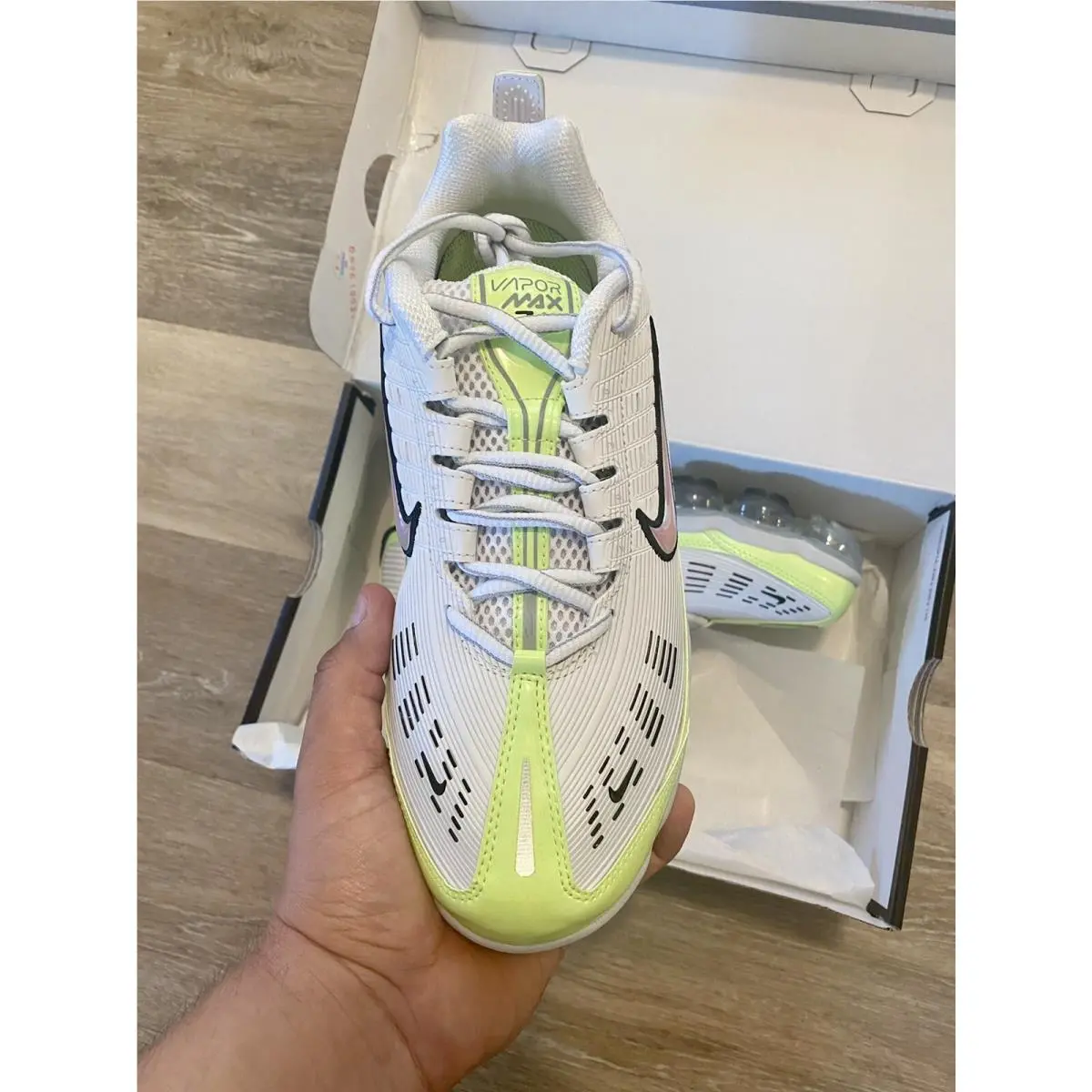 Nike shoes - Nike Air VaporMax 360 - Air VaporMax - CK2718-100 - Yellow (UPC: 0193654145040) 4