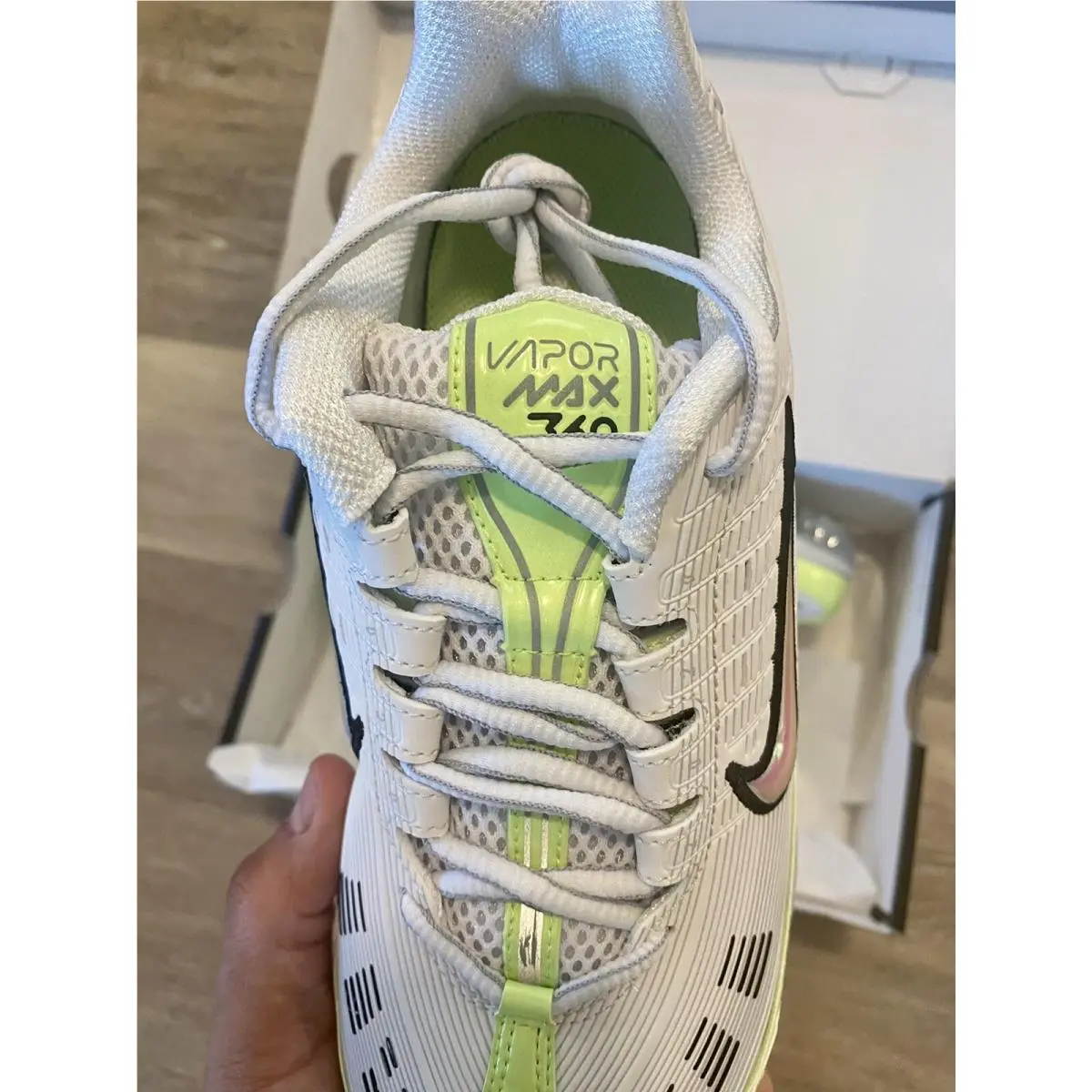 Nike shoes - Nike Air VaporMax 360 - Air VaporMax - CK2718-100 - Yellow (UPC: 0193654145040) 6