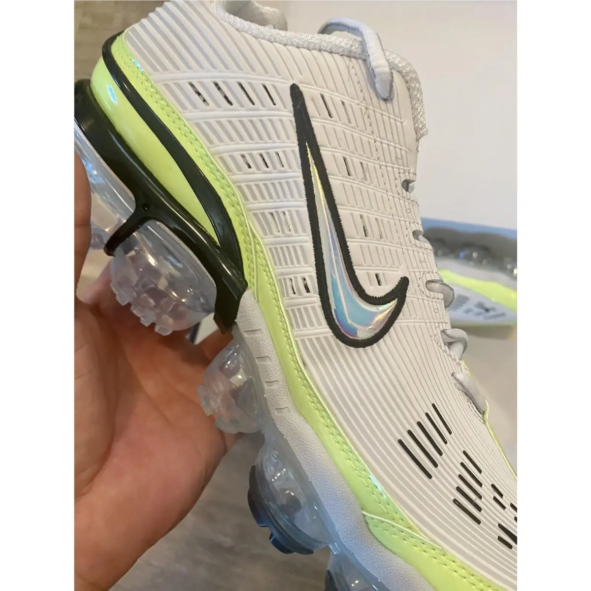Nike shoes - Nike Air VaporMax 360 - Air VaporMax - CK2718-100 - Yellow (UPC: 0193654145040) 7