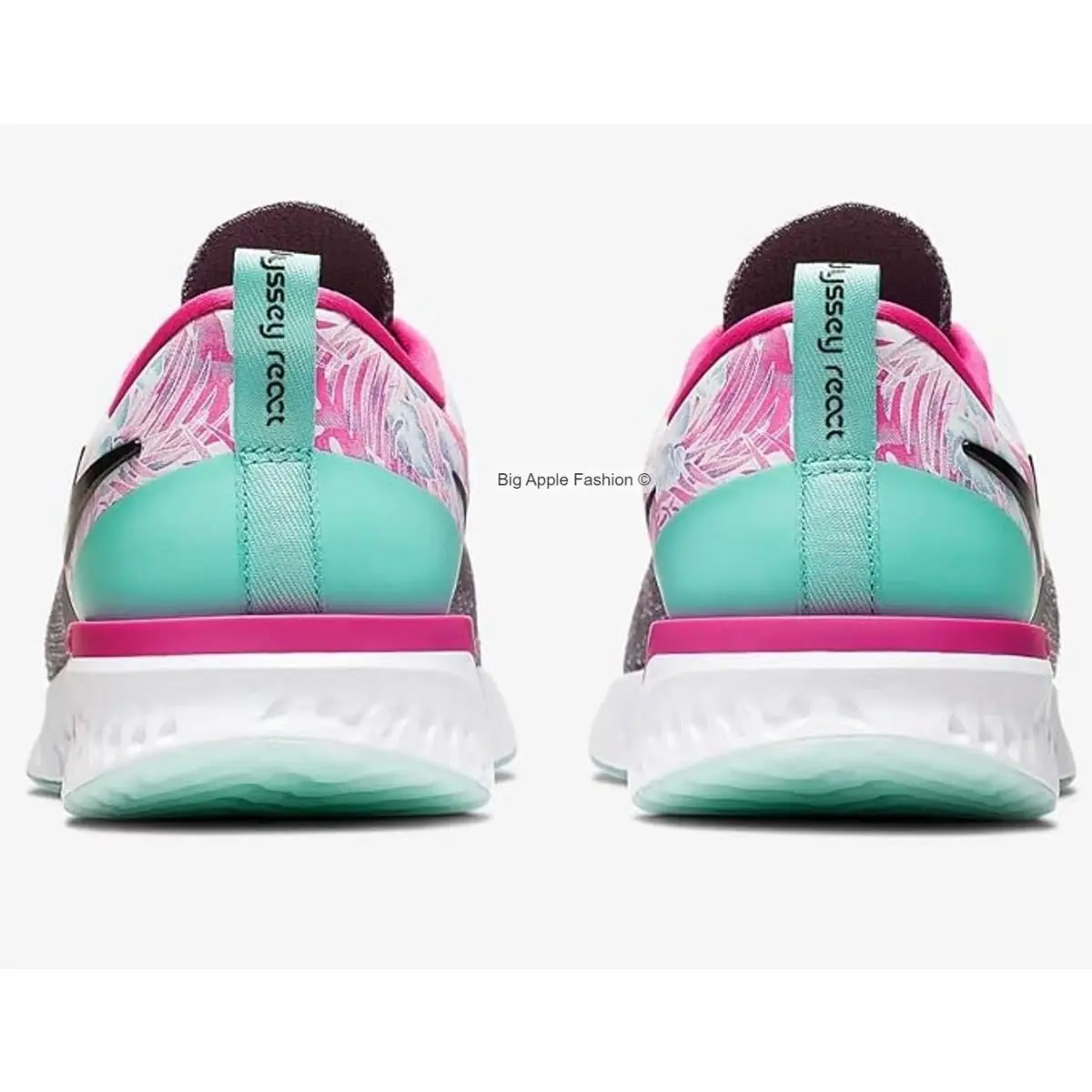 Nike shoes - Nike Odyssey React Flyknit 2 - CI7578-001 - Gunsmoke/Laser Fucia (UPC: 192502358120) 1