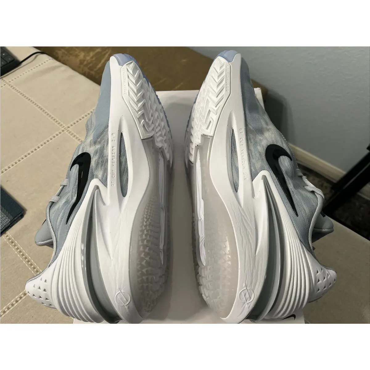 Nike shoes - Nike Air Zoom G.T. CUT - DX6650 003 - Wolf Grey Black White 10