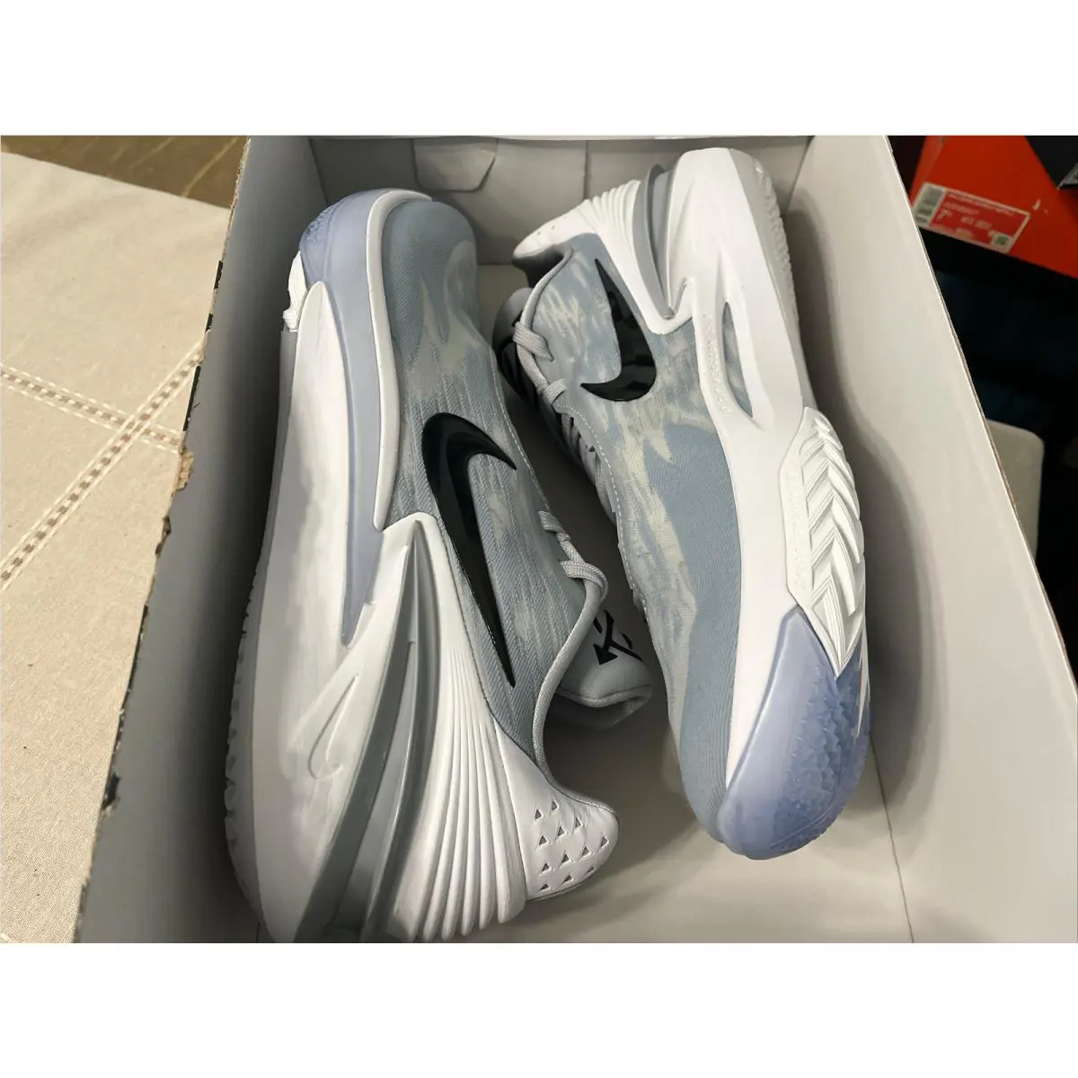 Nike shoes - Nike Air Zoom G.T. CUT - DX6650 003 - Wolf Grey Black White 14